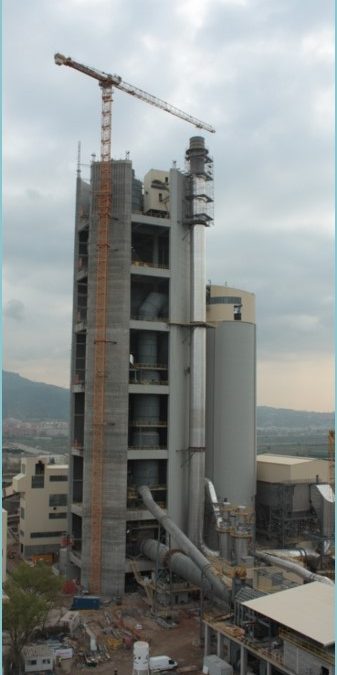 RAW MEAL SILO. RAW MEAL SILO IN SAN VICENTE DELS HORTS. BARCELONA, (SPAIN)