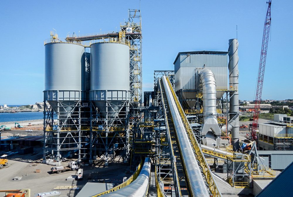 CEMENT GRINDING AND GGBFS. GRINDING 950,000 Tons OF CEMENT AND 150,000 Tons OF SLAG. PORT KEMBLA(AUSTRALIA)